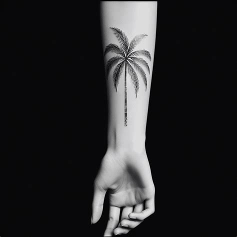 palmeras para tatuajes|Tatuaje palmera minimalista